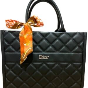 DIOR ΜΑΥΡΗ LARGE ΤΣΑΝΤΑ