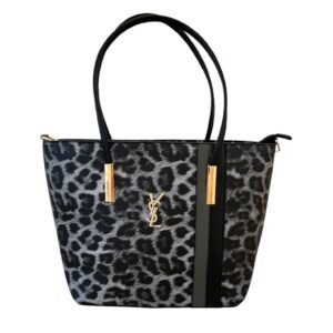 YSL ΤΣΑΝΤΑ ΛΕΟΠΑΡ ΜΑΥΡΗ ΜΙΚΡΗ